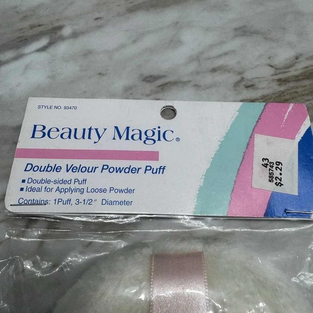 Vintage Beauty Magic Powder Puff Double Velour 3.5